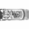 FARO SINISTRO ELETTRICO CON MOTORE ALOGENO LUCE DIURNA BASE CROMATA SENZA LAMPADINA (LED-H1-H21W-H7) OMOLOGATO E9