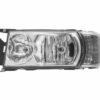 FARO SINISTRO MANUALE ALOGENO LUCE DIURNA BASE CROMATA SENZA LAMPADINA (LED-H1-H21W-H7) OMOLOGATO E9