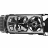 FARO DESTRO MANUALE XENO CON LUCE DIURNA SENZA LAMPADINA (LED-H7) OMOLOGATO E9