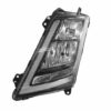 FARO SINISTRO ELETTRICO CON MOTORE BASE NERA SENZA LAMPADINA (H7-H1-PY21W-LED) OMOLOGATO E9