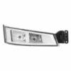 FARO FENDINEBBIA DESTRO BASE CROMATA CORNICE NERA CON LUCE PROFONDITA SENZA LAMPADINA (H7-H1) OMOLOGATO E9