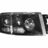 FARO DESTRO MANUALE NERO (H3-H7-H15-PY21W-W5W-TIPO HE) OMOLOGATO E9.