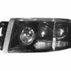 FARO SINISTRO MANUALE NERO (H3-H7-H15-PY21W-W5W-TIPO HE) OMOLOGATO E9.