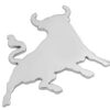 Emblema 3D cromato - Bull