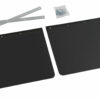 Coppia paraspruzzi camion in PVC nero - 45x35 cm