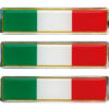 Sticky 3D - Tricolore Italia corto classico, 3 pz - 80x16 mm