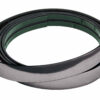 Profilo adesivo cromato nero - 25 m - 9 mm