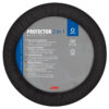 Protector 2 in 1, coprivolante elasticizzato in poliestere - Nero