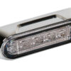 Luce a 4 led, montaggio superficie, 12/24V - Rosso