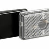 Luce ingombro con catarifrangente e staffa, 12/24V - Bianco