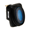 Micro interruttore impermeabile con spia a Led - 12/24V - Blu