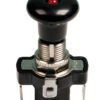 Interruttore tira-spingi con spia a Led - 12/24V - Rosso - 10A