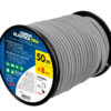 Corda elastica in bobina - Ø 8 mm - 50 m - Grigio