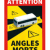 Contrassegno magnetico angoli morti, 1 pz - Autobus