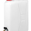 Tanica in polietilene con rubinetto in metallo - 10 L - Verticale