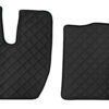 Coppia tappeti in Skeentex - Nero - compatibile per Iveco S-Way (10/19>)