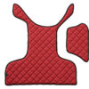 Tappeto centrale in Skeentex - Rosso - compatibile per Volvo FM (03/13>10/21)