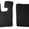 Coppia tappeti in Skeentex - Nero - compatibile per Daf XF 105 (02/04>12/14) automatico, manuale, con Webasto, senza Webasto