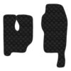 Coppia tappeti in Skeentex - Nero - compatibile per Mercedes Actros MP3 (06/08>12/13) tunnel alto