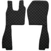 Coppia tappeti in Skeentex - Nero - compatibile per Scania R Serie 6 (09/09>08/13) automatico, manuale, sedile pass. pneumatico