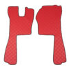 Coppia tappeti in Skeentex - Rosso - compatibile per Scania R Serie 5 (03/04>08/09) automatico, manuale