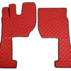 Coppia tappeti in Skeentex - Rosso - compatibile per Volvo FH Serie 5 (06/21>) automatico, manuale - Volvo FH Serie 4 (09/12>05/21) automatico, manuale