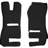 Coppia tappeti in Skeentex - Nero - compatibile per Scania R Serie 6 - Streamline (01/15>12/17) automatico, manuale, sedili Recaro, sedile pass. pieghevole - Scania R Serie 6 - Streamline (09/13>12/14) automatico, manuale, sedili Recaro, sedile pass. pieghevole