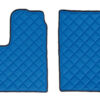Coppia tappeti in Skeentex - Blu - compatibile per Man TGX (07/20>)  - Man TGX (01/17>06/20) automatico, manuale, 1 cassetto, 2 cassetti