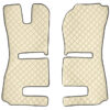 Coppia tappeti in Skeentex - Panna - compatibile per Scania R Serie 6 - Streamline (09/13>12/17) automatico, manuale, sedili Recaro, sedile pass. pneumatico