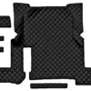 Tappeto centrale in Skeentex - Nero - compatibile per Man TGX (01/17>06/20) automatico, 2 cassetti