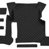 Tappeto centrale in Skeentex - Nero - compatibile per Man TGX (01/17>06/20) manuale, 1 cassetto