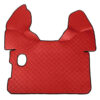 Tappeto centrale in Skeentex - Rosso - compatibile per Daf XF 105 (02/04>12/14) manuale, con Webasto - Daf XF 106 (10/12>05/21) manuale, con Webasto