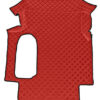 Tappeto centrale in Skeentex - Rosso - compatibile per Man TGA (03/99>05/10) cabina larga