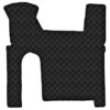 Tappeto centrale in Skeentex - Nero - compatibile per Man TGX (09/07>12/16) manuale, 2 cassetti