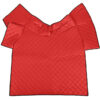 Tappeto centrale in Skeentex - Rosso - compatibile per Volvo FH Serie 3 (08/02>08/12) automatico, senza p.oggetti centrale