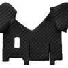 Tappeto centrale in Skeentex - Nero - compatibile per Iveco Stralis (08/02>12/12) manuale, cabina larga, frigo scorrevole - Iveco Stralis (07/12>12/19) manuale, cabina larga, frigo scorrevole - Iveco Stralis Hi-Way (07/12>08/16) manuale, cabina larga, frigo scorrevole