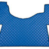 Tappeto unico in Skeentex - Blu - compatibile per Mercedes Actros MP2 (04/03>12/08) no tunnel, sedile rotante - Mercedes Actros MP3 (06/08>12/13) no tunnel, sedile rotante