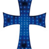 Croce a Led 24V - Blu