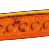 Luce ingombro a 6 Led, montaggio in superficie,12/24V - Arancio