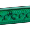 Luce ingombro a 6 Led, montaggio in superficie,12/24V - Verde