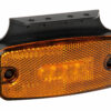 Luce ingombro con catarifrangente e staffa, 10/30V - 4 Led - Arancio