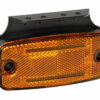 Luce ingombro con catarifrangente e staffa, 10/30V - 2 Led - Arancio