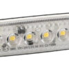 Set 20 pz, luce ingombro a 6 Led, montaggio in superficie, 12/24V - Bianco