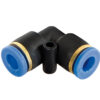 L-1, Raccordi a 90° per tubi aria, set 20 pz - Ø 6 mm