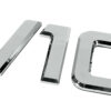 Emblemi motore 3D cromati - 92x210 mm - V10