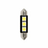 24/28V Led Series - 3 SMD x 3 chips - 10x39 mm - SV8,5-8 - 2 pz  - D/Blister - Bianco - Doppia polarità