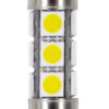 24/30V Led Series - 12 SMD x 3 chips - 11x41 mm - SV8,5-8 - 20 pz  - Sacchetto - Bianco - Doppia polarità