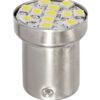 24/28V Led Series - 12 Smd x 1 chip - (R5W) - BA15s - 20 pz  - Busta - Bianco - Doppia polarità