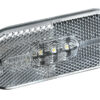 Luce perimetrale a 5 led con catarifrangente, 24V - Bianco