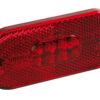 Luce perimetrale a 5 led con catarifrangente, 24V - Rosso